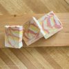 3 bars of colorful bath soap