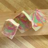 3 bars of colorful bath soap