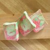 3 bars of colorful bath soap