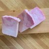 3 bars of colorful bath soap